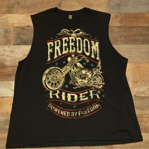 4th Fourth Of July American Flag USA Shirt Freedom Rider Built Tough Ford